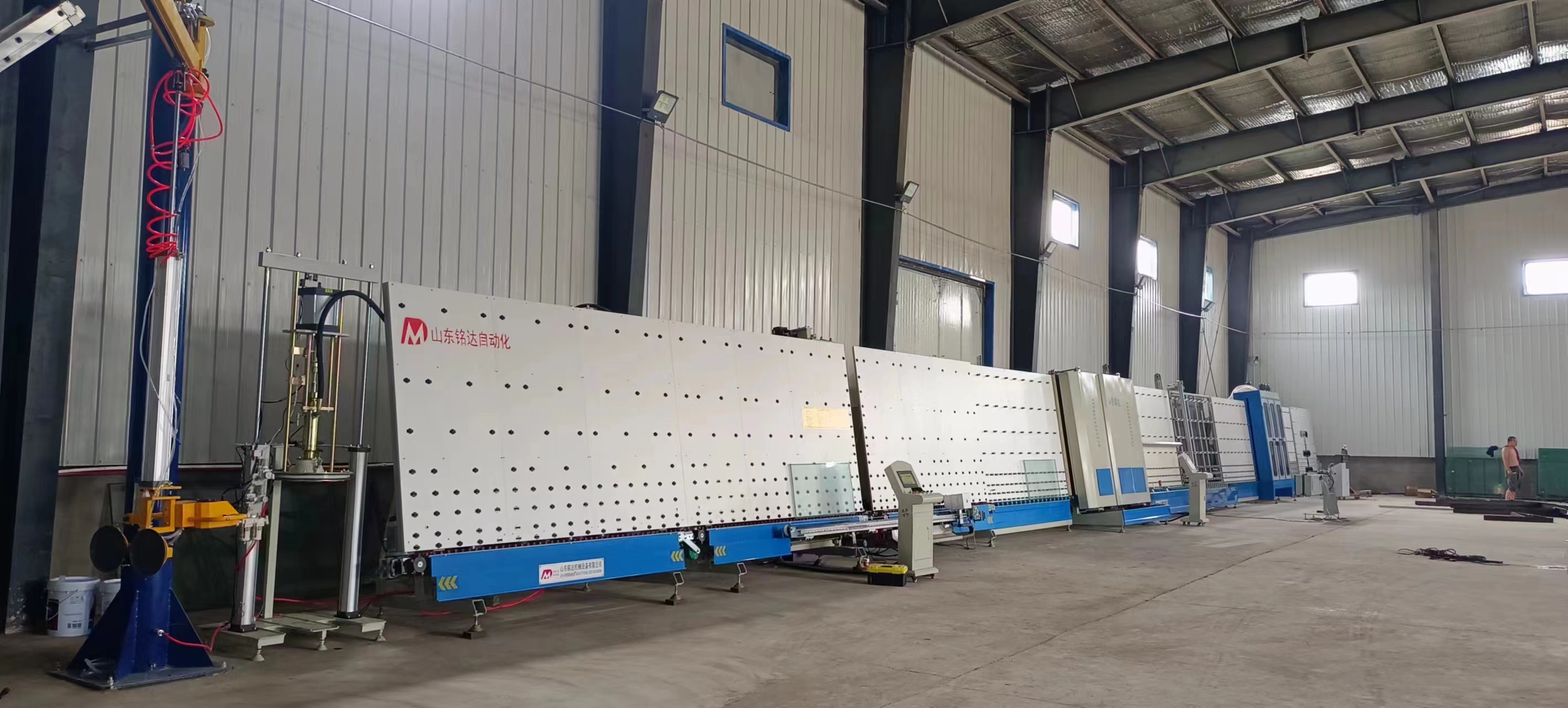 齐河孙经理全自动中空玻璃生产线